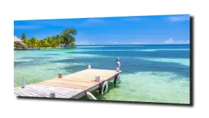 obraz na szkle Panorama  na ocean  