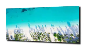 obraz na szkle Morze wyspa tropiki 