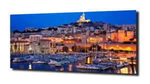obraz na szkle Przystan - Marsylia 