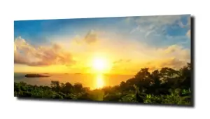 obraz na szkle Dziki wschód słońca 