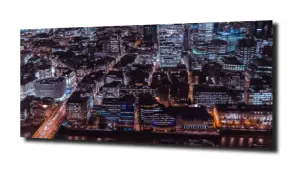 obraz na szkle Londyn nocą  miasto 