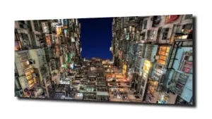 obraz na szkle Chińskie blokowisko 