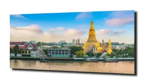 obraz na szkle Świątynia w Bankogu 