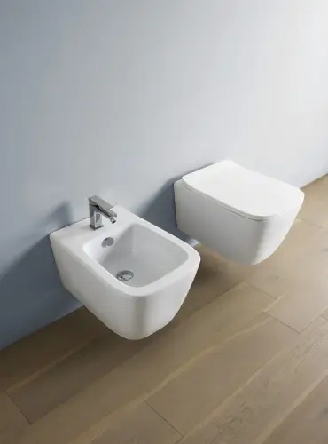 Misa WC oraz bidet Swiss Liniger Ivetta z serii Rimless