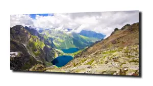 obraz na szkle Morskie Oko widok  