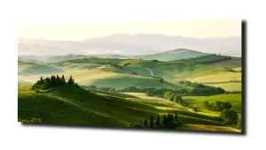 obraz na szkle Krajobraz Toskanii 
