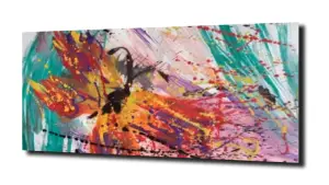 obraz na szkle Ekspresja motyl 40 