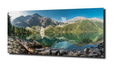 obraz na szkle Morskie oko Tatry 