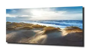 obraz na szkle Wydmy przy plaży  