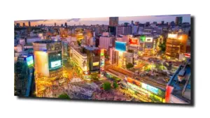 obraz na szkle Tokio miasto Azja 