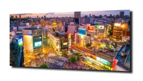 obraz na szkle Tokio miasto Azja 