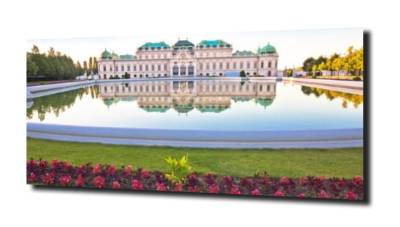 obraz na szkle Belvedere- Wiedeń 