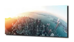 obraz na szkle Globus- Hong Kong 