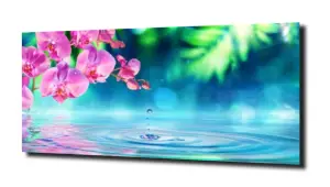 obraz na szkle Orchidea nad wodą 