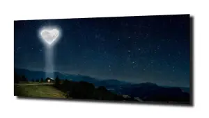 obraz na szkle Dom pełen miłości 