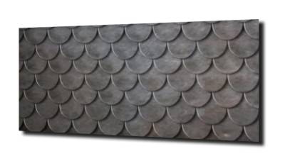 obraz na szkle Szare rybie łuski 