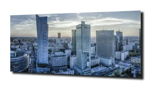 obraz na szkle Piękna Warszawa 