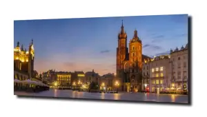 obraz na szkle Krakowski rynek 