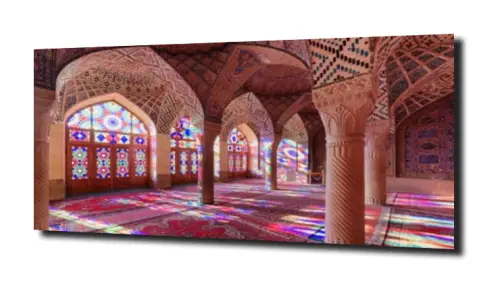 obraz na szkle Wnętre meczetu 