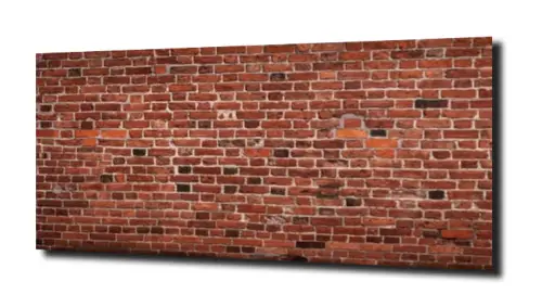 obraz na szkle Czerwona cegła 