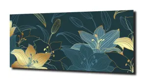 obraz na szkle Lilie wodne 52 