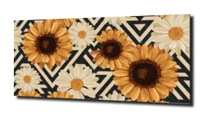 obraz na szkle Słoneczniki 67 