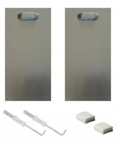 80cm Lustro Okrągłe LED bez ramki - aranzacja 1 zawieszki.7