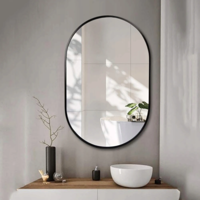 Lustro Owalne w Ramie 120x70cm 