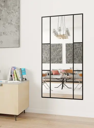 Lustro Loft Czarne Szprosy BRILIES 3.jpg