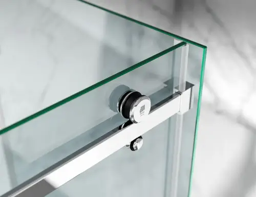 Kabina Przesuwna Trójścienna Transparentna CV20P Chrom Połysk 3.jpg