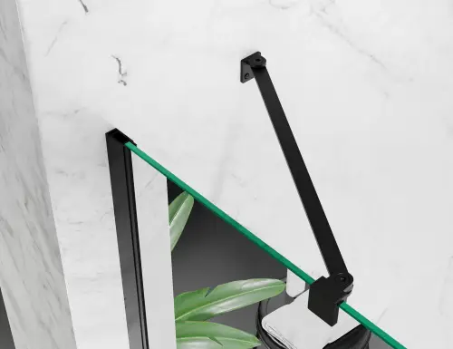 drzwi prysznicowe uchylne czarny mat dv8000d lustrzane domarket (1).jpg