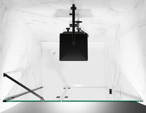 drzwi prysznicowe uchylne czarny mat dv8000d lustrzane domarket (3).jpg