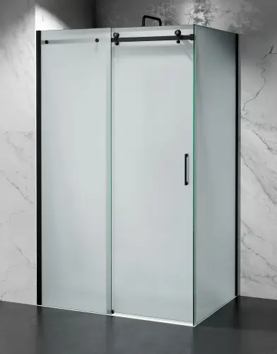 kabina prysznicowa-przesuwna mrozona C20 czarny mat Domarket (3).jpg