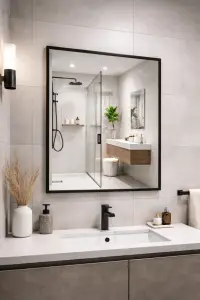 Lustro Prostokątne w Ramie 80x60cm