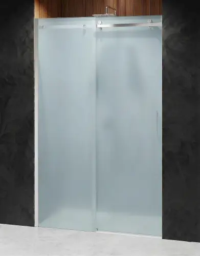 Drzwi Prysznicowe Przesuwne Chrom Połysk Mrożone D20.jpg