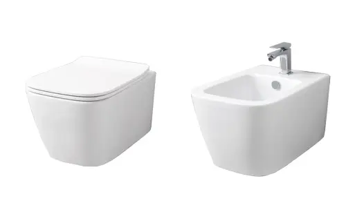 Misa WC oraz bidet Swiss Liniger Ivetta z serii Rimless