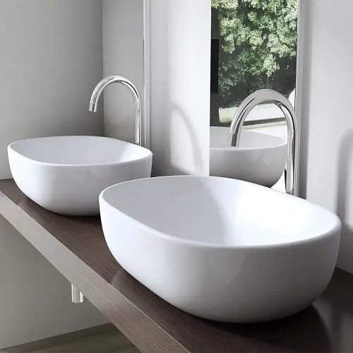 Umywalka Nablatowa Ceramiczna C 322 zdjęcie nr 3