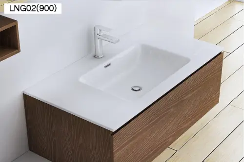 Umywalka naszafkowa prostokątna konglomerat 3