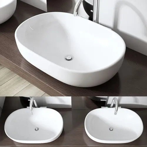 Umywalka Nablatowa Ceramiczna C 322 zdjęcie nr 2