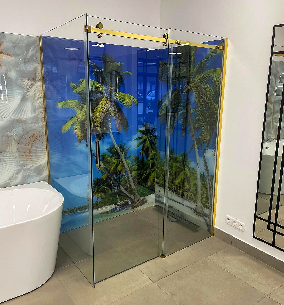 Zobacz możliwość zakupienia panelu z grafiką UV do Twojej kabiny prysznicowej